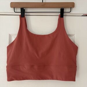 Nike‎ Coral Ribbed Sports Bra Size XL NWOT